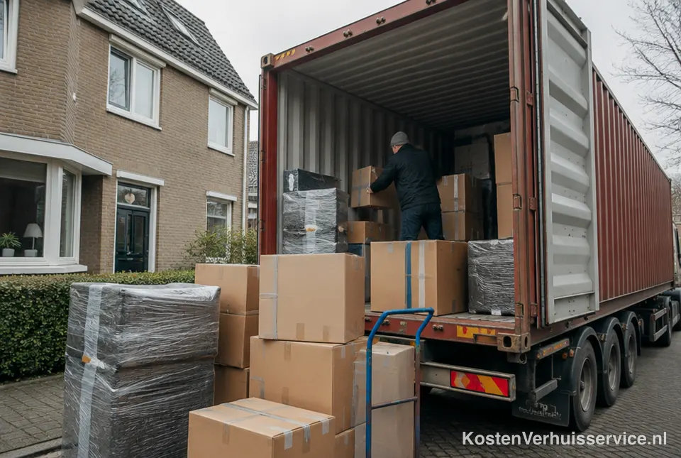 Verhuiscontainer voor een internationale verhuizing